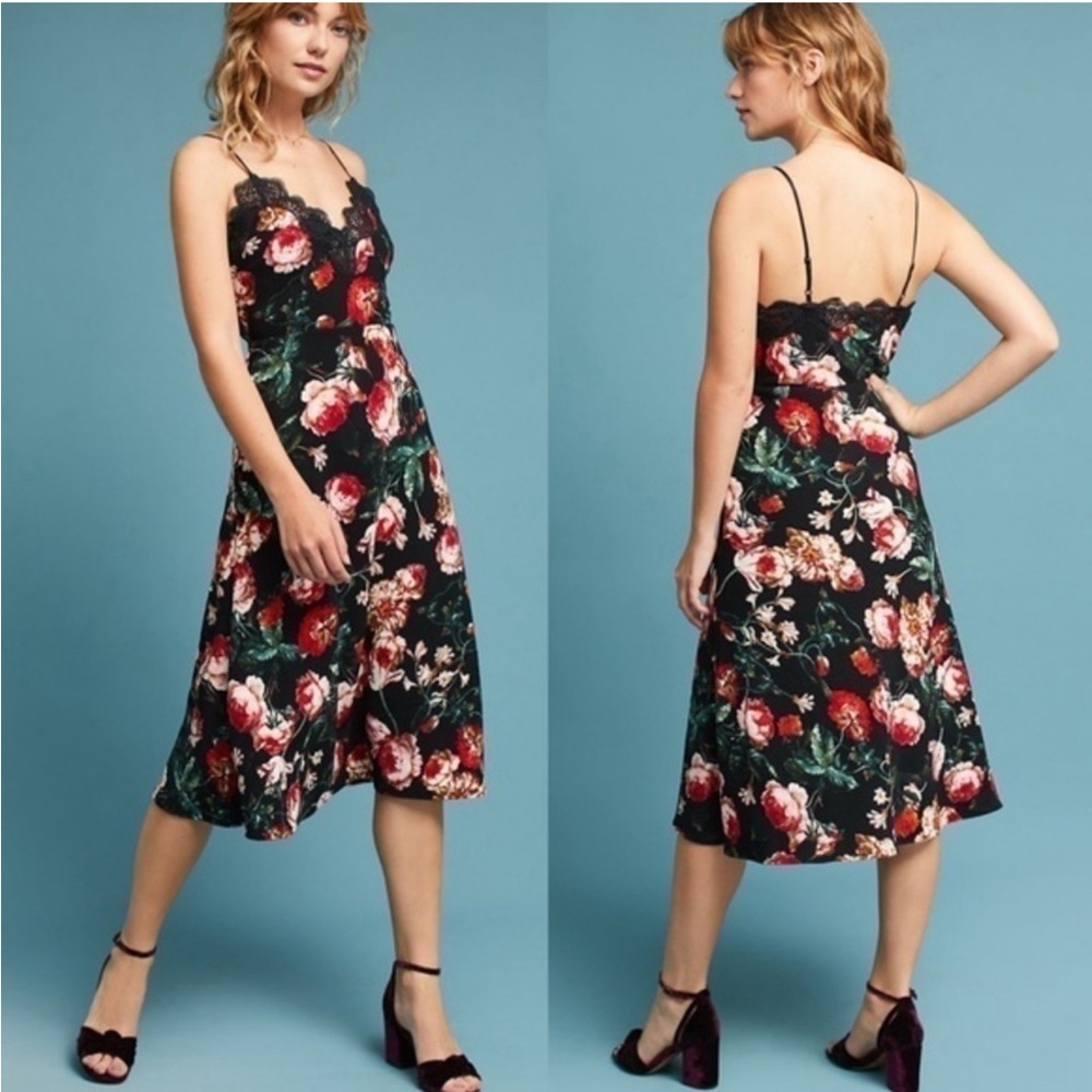 Anthropologie FOXIEDOX Atumnal Dress